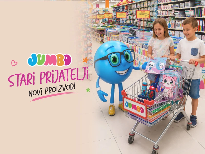 Prijatelji te čekaju u školi. Sve ostalo čeka te u JUMBO-u.